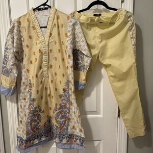 Pakistani designer salwar kameez formal suit